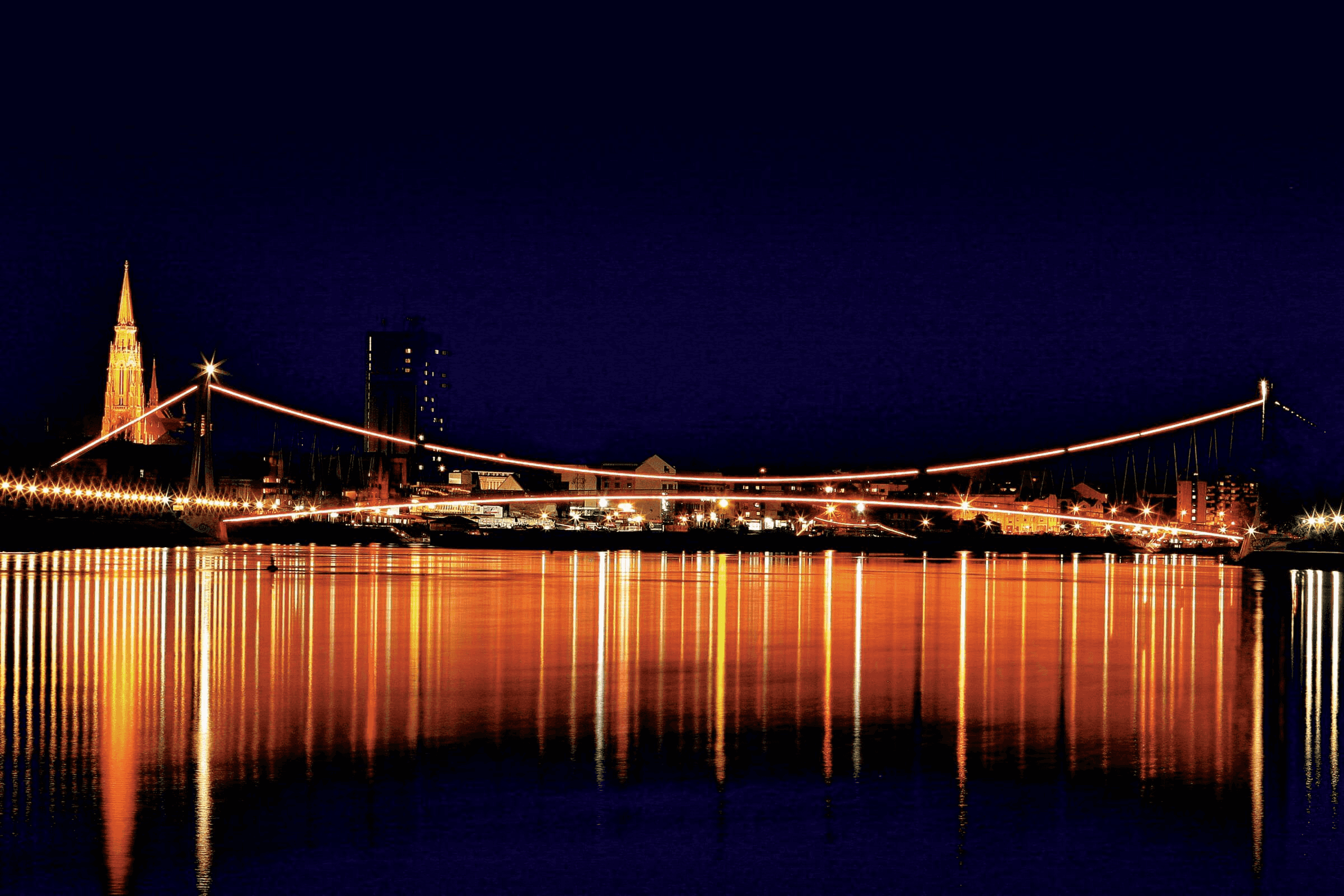 Pješački most, Osijek